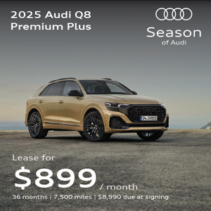 2025 Audi Q8 Premium Plus front facing special